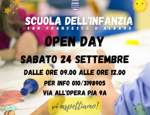 Open Day Sabato 24 Settembre 2022